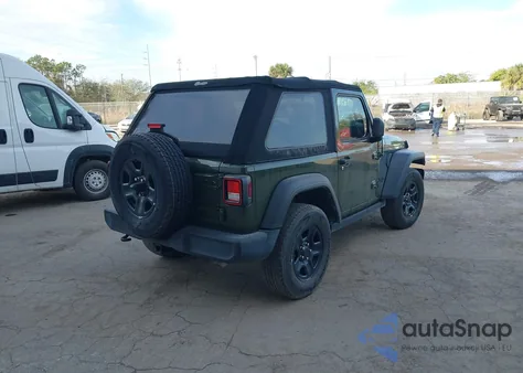 2021 Jeep Wrangler Sport 4X4 из США, поврежденный, VIN 1C4HJXAG1MW655503